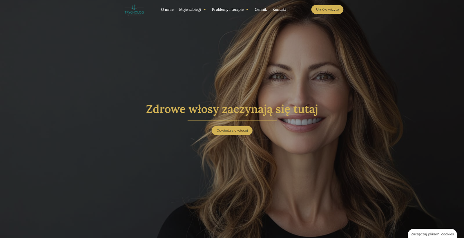 trychologszcecinek strona wordpress