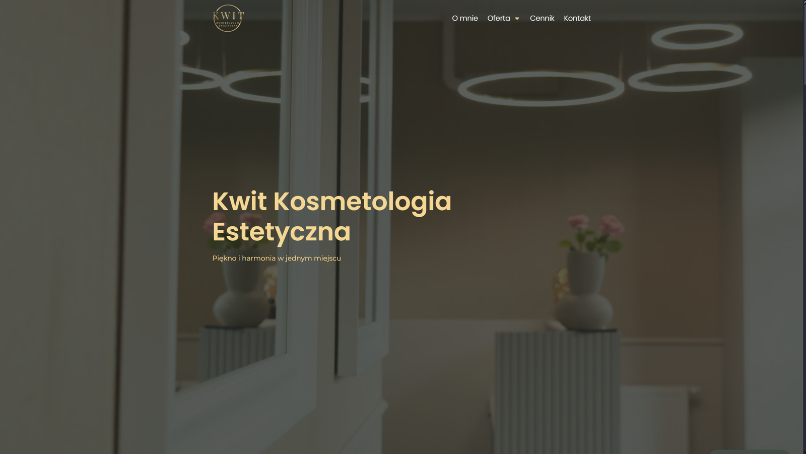 Kwit Kosmetologia Strona WordPress